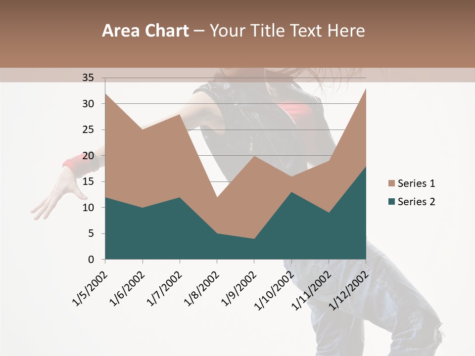 Hip Hop Jump One PowerPoint Template