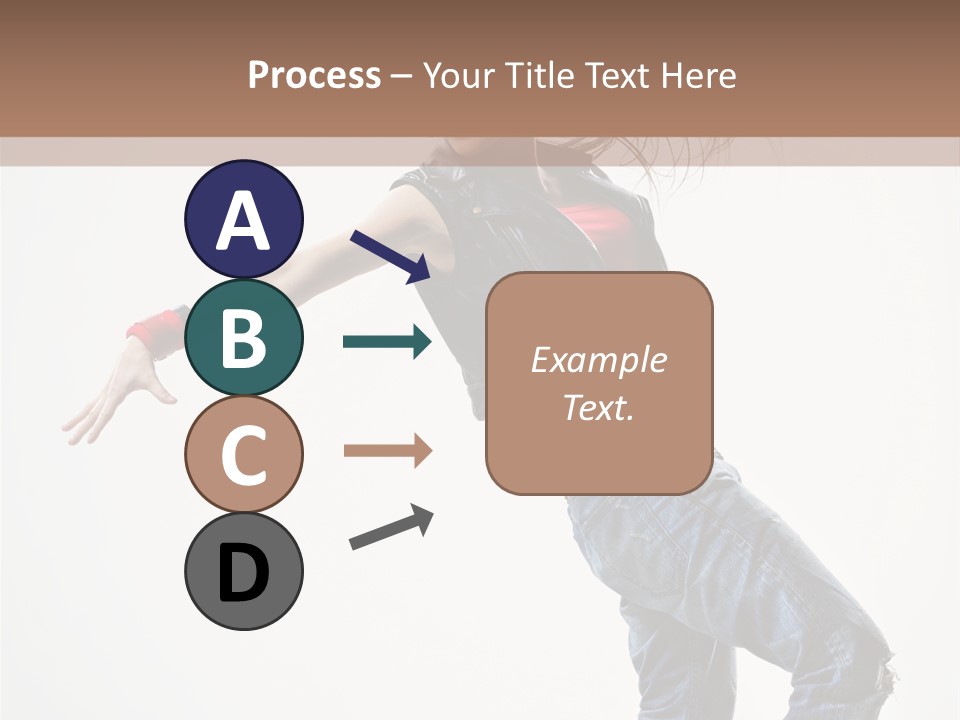 Hip Hop Jump One PowerPoint Template