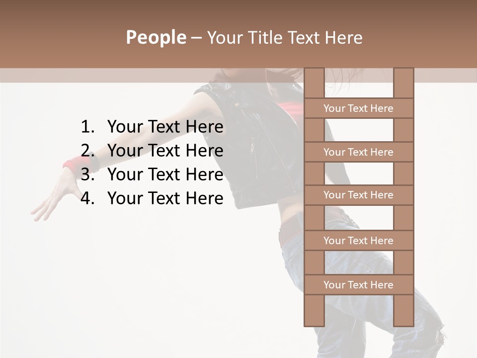 Hip Hop Jump One PowerPoint Template