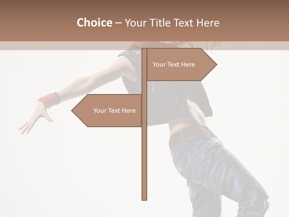 Hip Hop Jump One PowerPoint Template