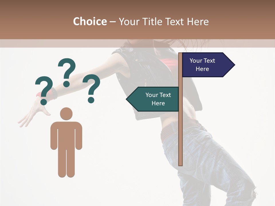 Hip Hop Jump One PowerPoint Template