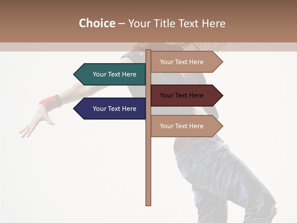 Hip Hop Jump One PowerPoint Template