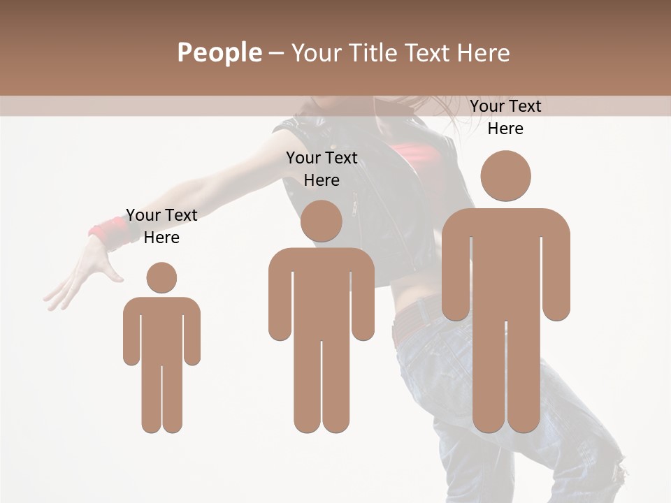 Hip Hop Jump One PowerPoint Template