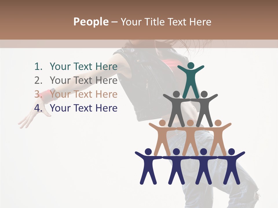 Hip Hop Jump One PowerPoint Template