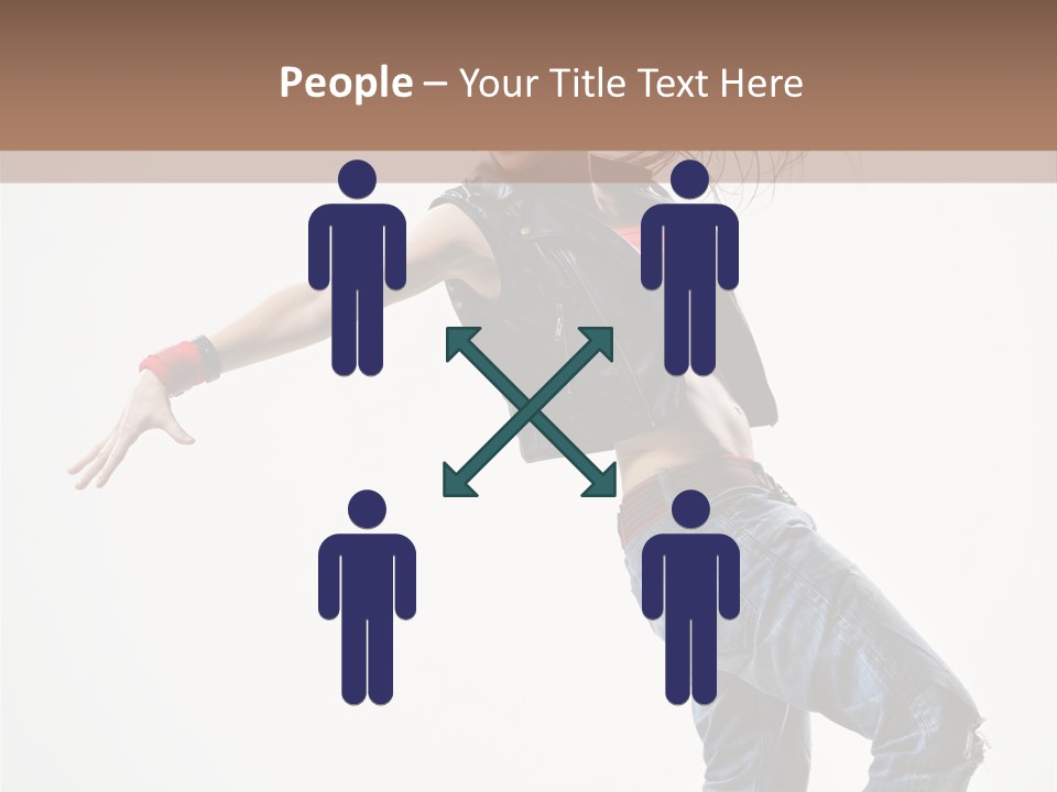 Hip Hop Jump One PowerPoint Template