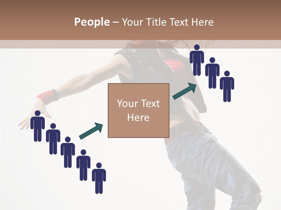 Hip Hop Jump One PowerPoint Template