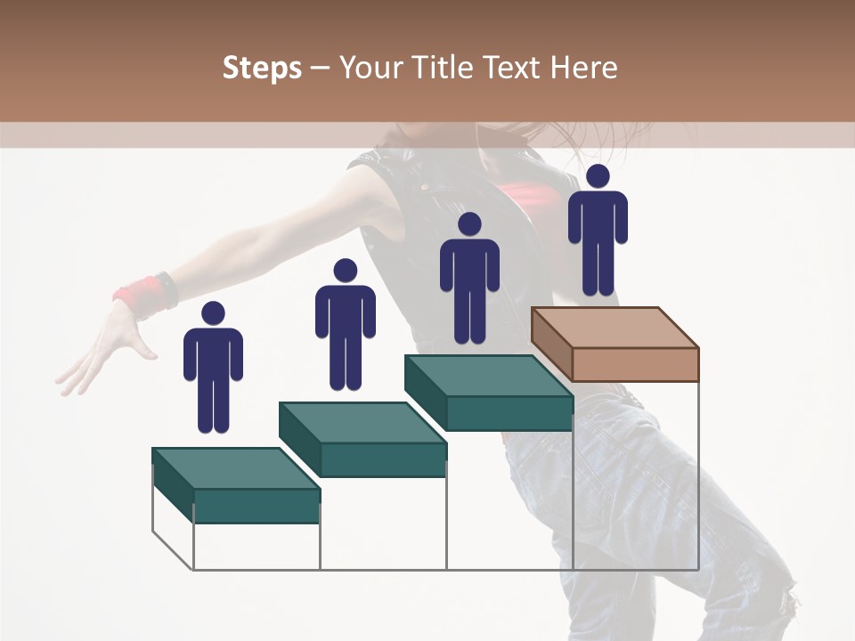 Hip Hop Jump One PowerPoint Template