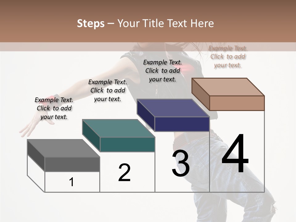 Hip Hop Jump One PowerPoint Template