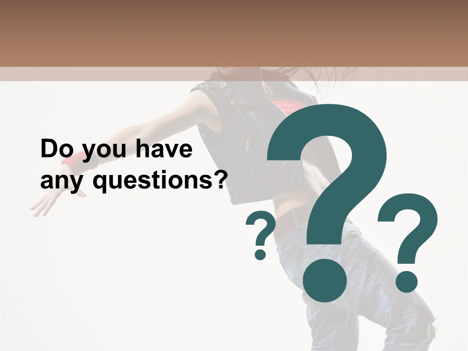 Hip Hop Jump One PowerPoint Template