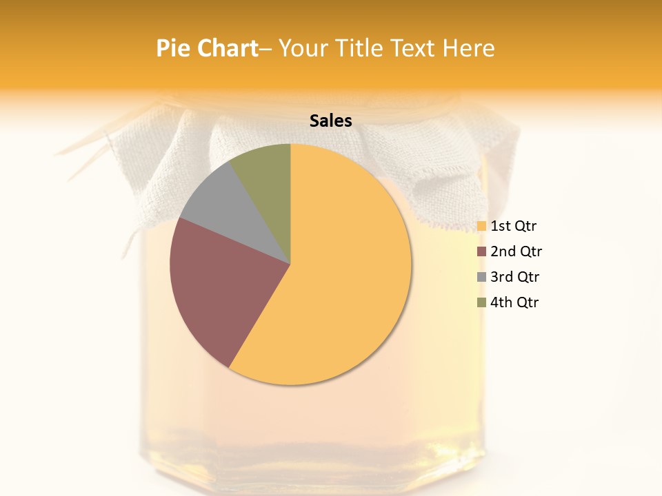 A Jar Of Honey Powerpoint Template Is Shown PowerPoint Template