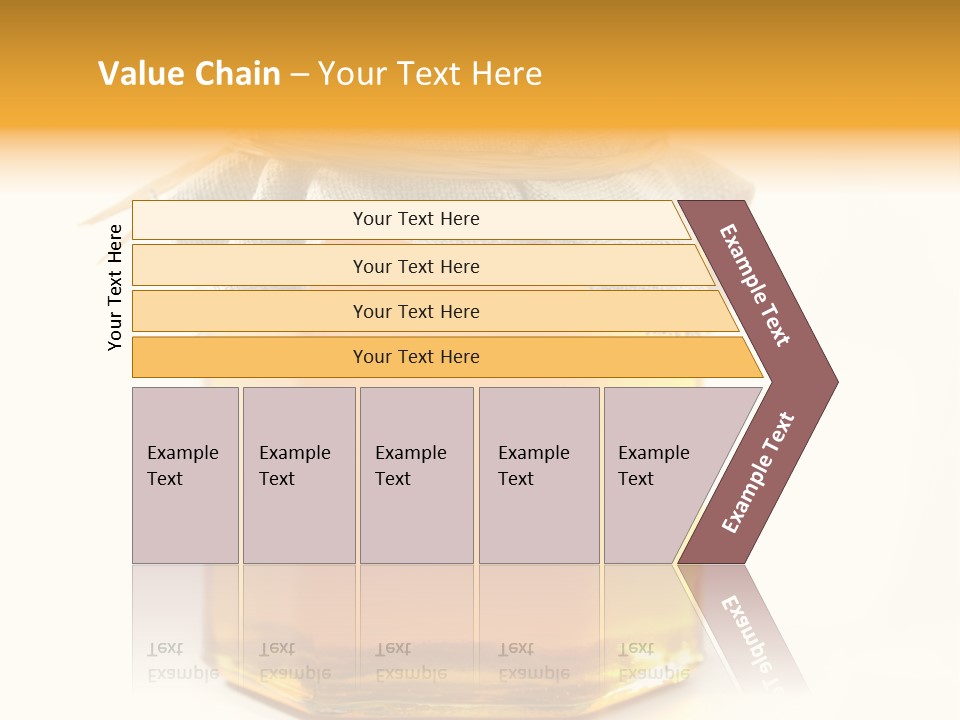 A Jar Of Honey Powerpoint Template Is Shown PowerPoint Template
