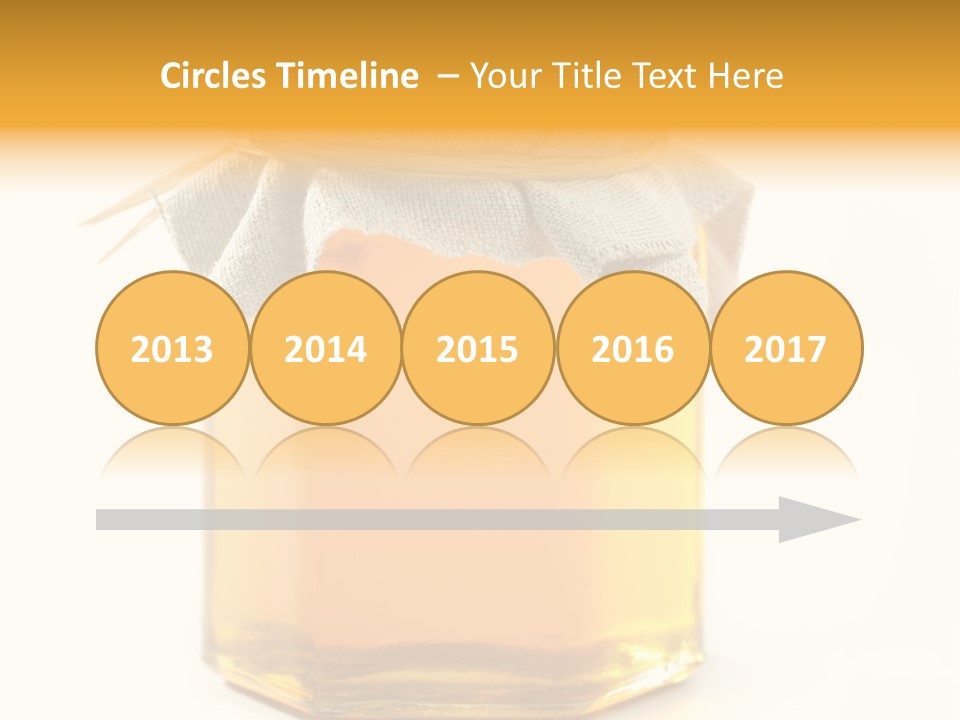 A Jar Of Honey Powerpoint Template Is Shown PowerPoint Template