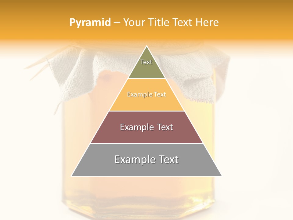 A Jar Of Honey Powerpoint Template Is Shown PowerPoint Template