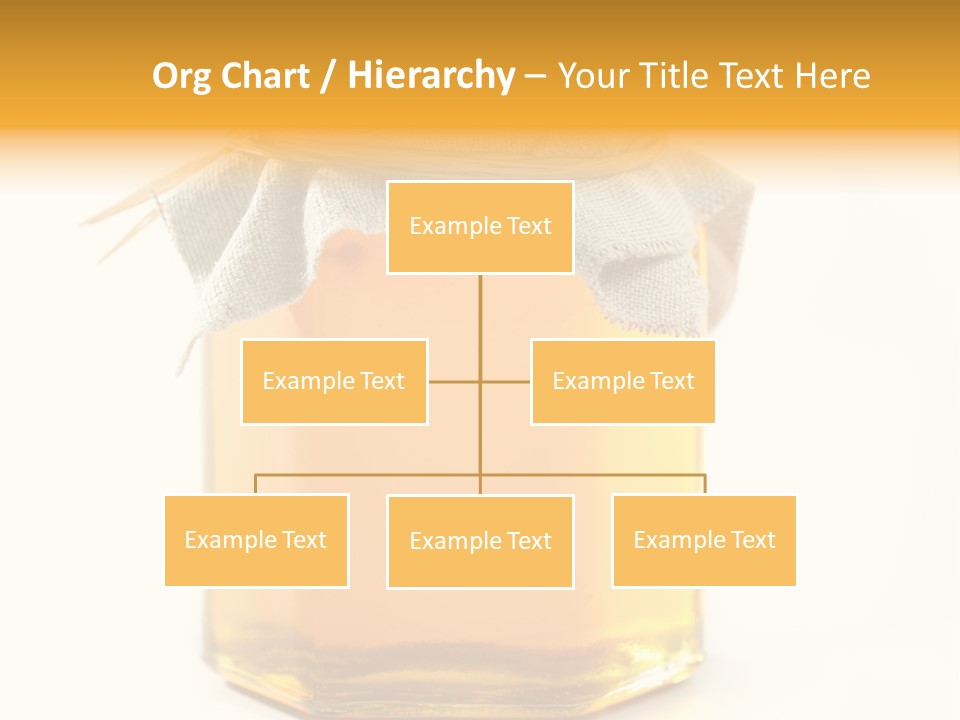 A Jar Of Honey Powerpoint Template Is Shown PowerPoint Template