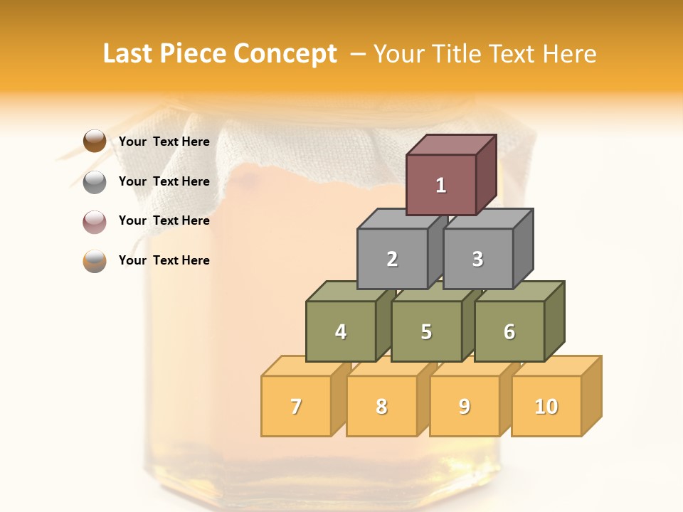 A Jar Of Honey Powerpoint Template Is Shown PowerPoint Template