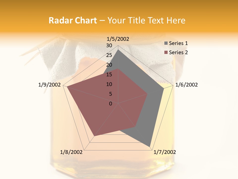 A Jar Of Honey Powerpoint Template Is Shown PowerPoint Template