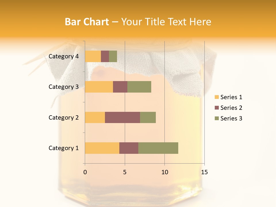 A Jar Of Honey Powerpoint Template Is Shown PowerPoint Template