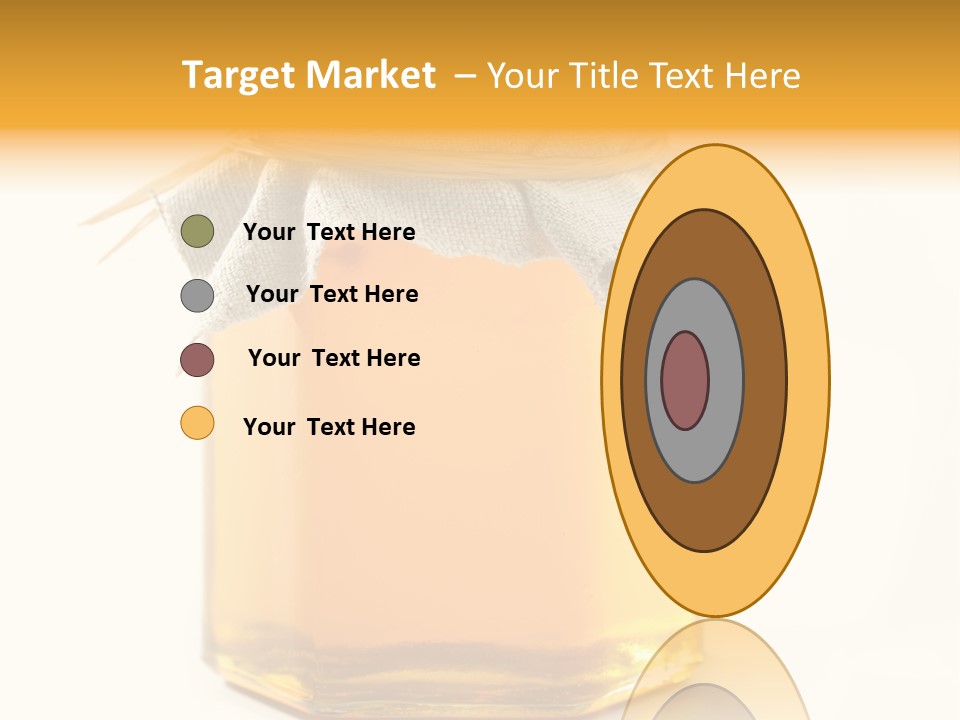 A Jar Of Honey Powerpoint Template Is Shown PowerPoint Template