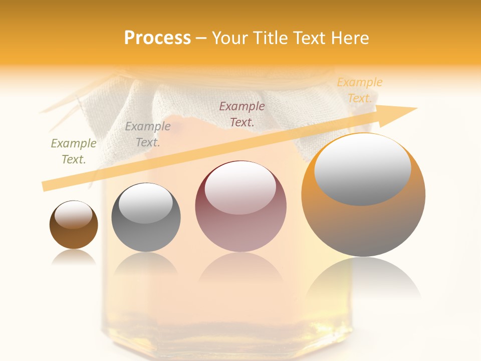A Jar Of Honey Powerpoint Template Is Shown PowerPoint Template