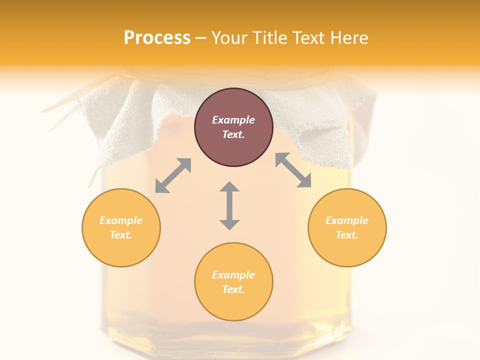 A Jar Of Honey Powerpoint Template Is Shown PowerPoint Template