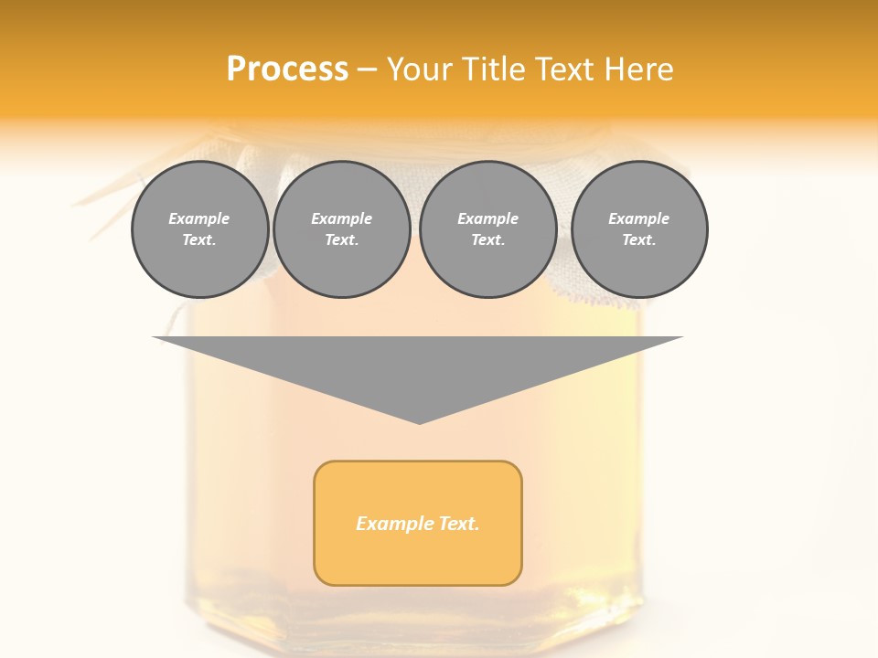A Jar Of Honey Powerpoint Template Is Shown PowerPoint Template