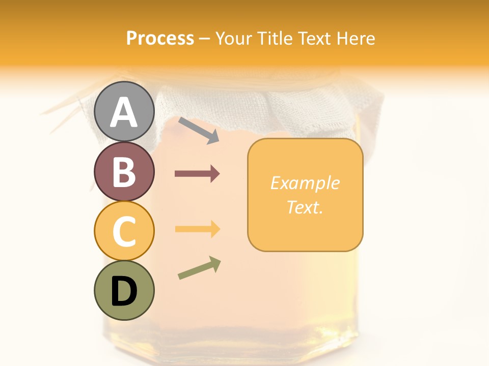 A Jar Of Honey Powerpoint Template Is Shown PowerPoint Template