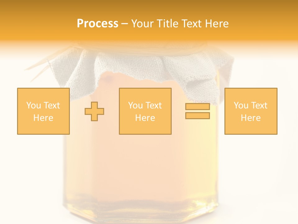 A Jar Of Honey Powerpoint Template Is Shown PowerPoint Template