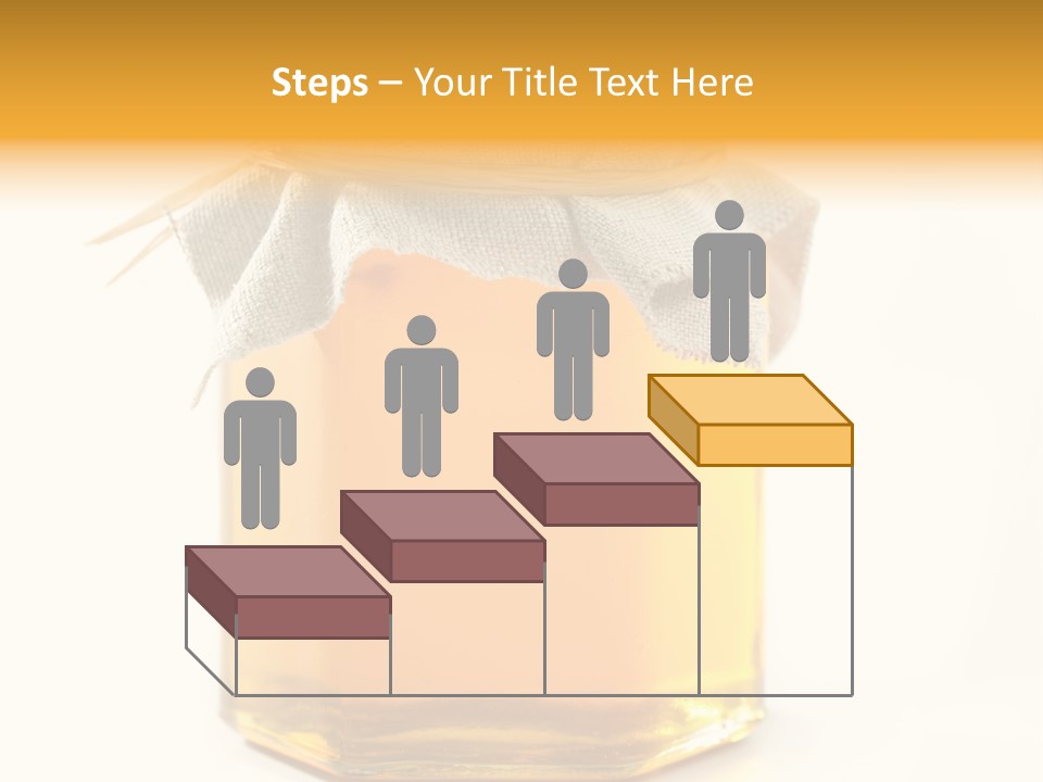 A Jar Of Honey Powerpoint Template Is Shown PowerPoint Template