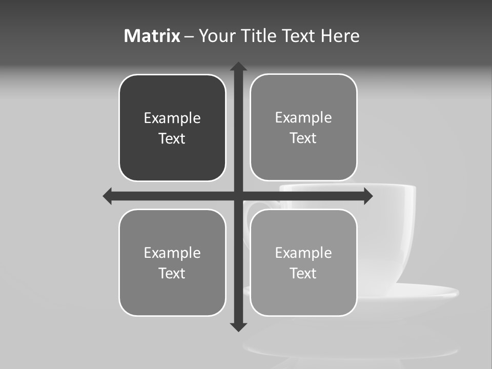 A Cup Of Coffee With Steam Coming Out Of It PowerPoint Template