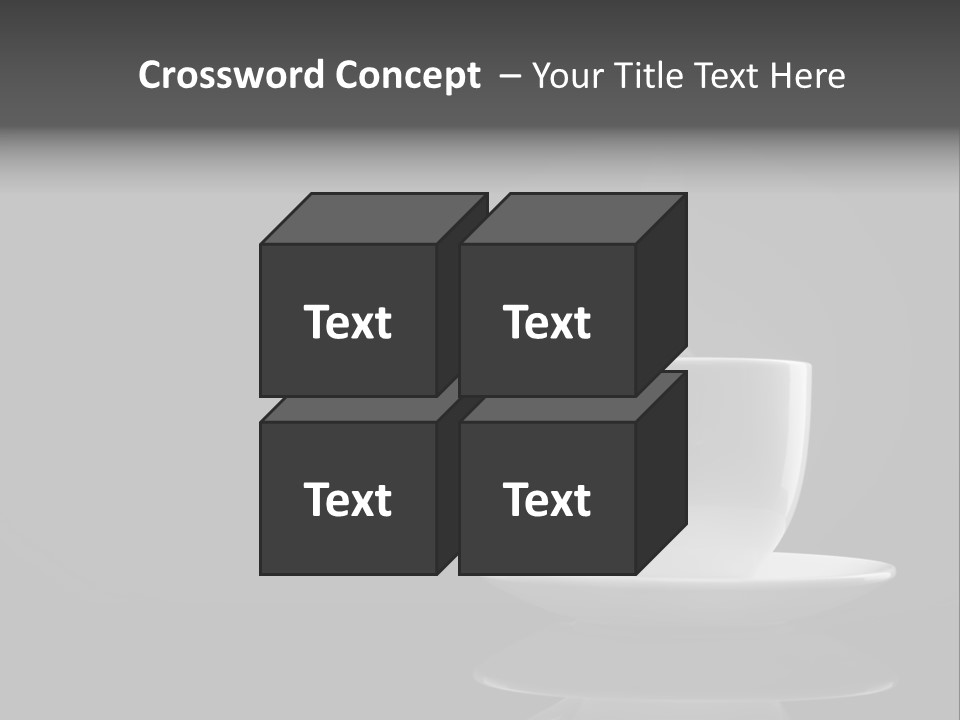 A Cup Of Coffee With Steam Coming Out Of It PowerPoint Template