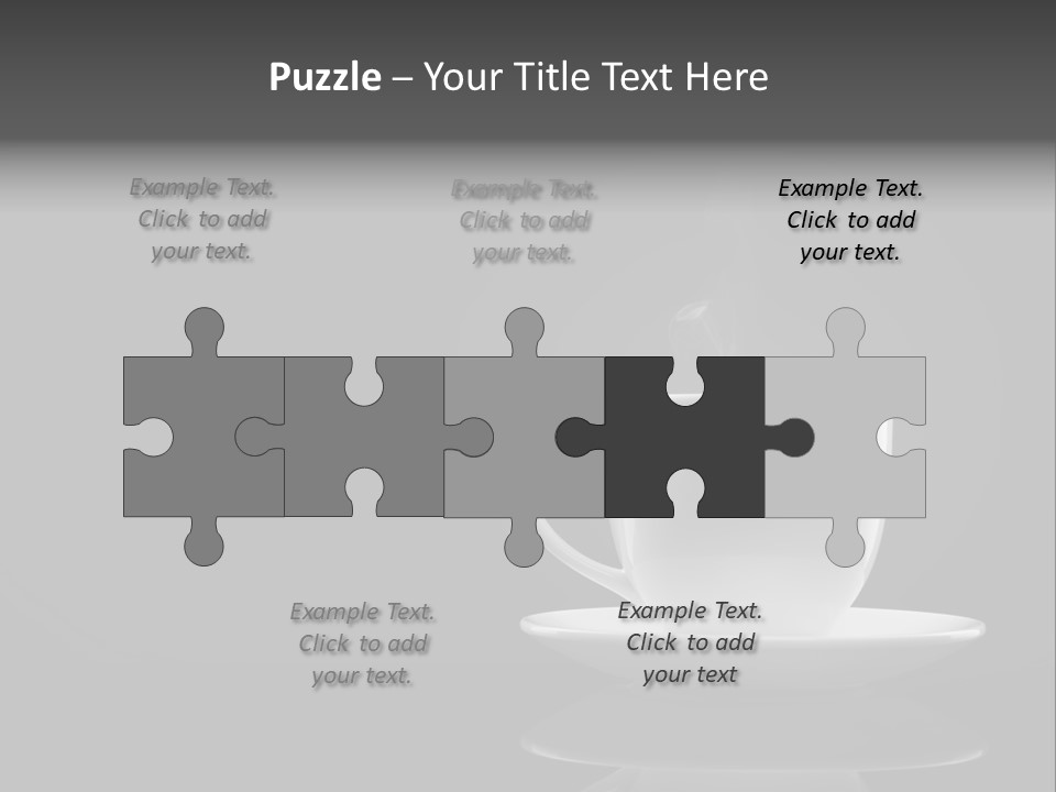 A Cup Of Coffee With Steam Coming Out Of It PowerPoint Template