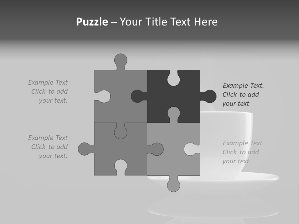 A Cup Of Coffee With Steam Coming Out Of It PowerPoint Template