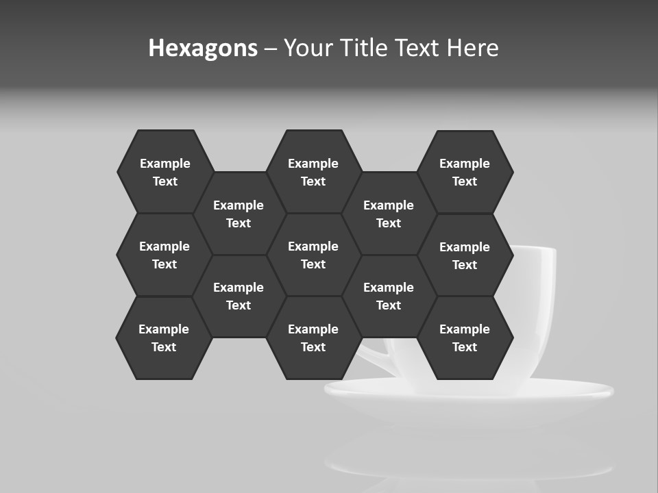 A Cup Of Coffee With Steam Coming Out Of It PowerPoint Template