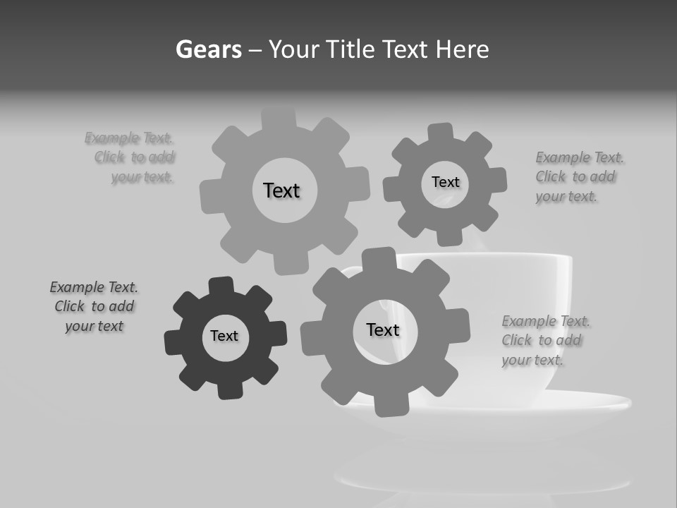 A Cup Of Coffee With Steam Coming Out Of It PowerPoint Template