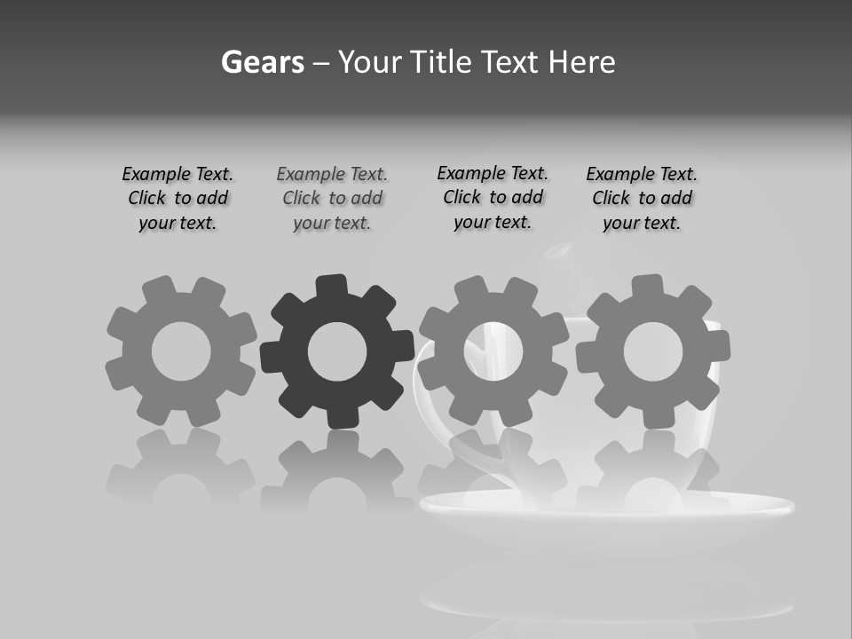 A Cup Of Coffee With Steam Coming Out Of It PowerPoint Template