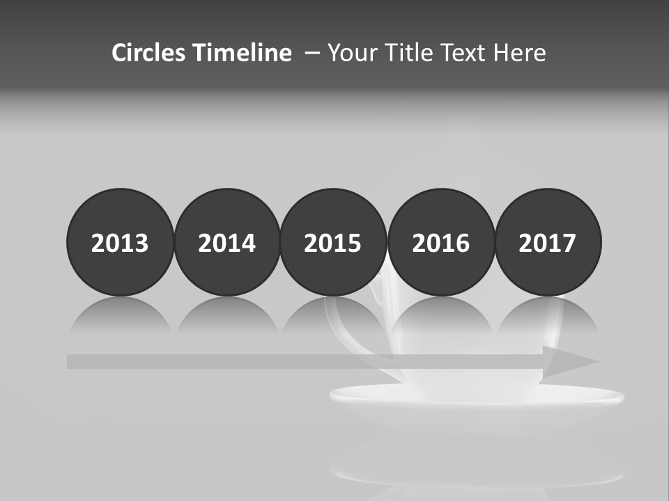 A Cup Of Coffee With Steam Coming Out Of It PowerPoint Template