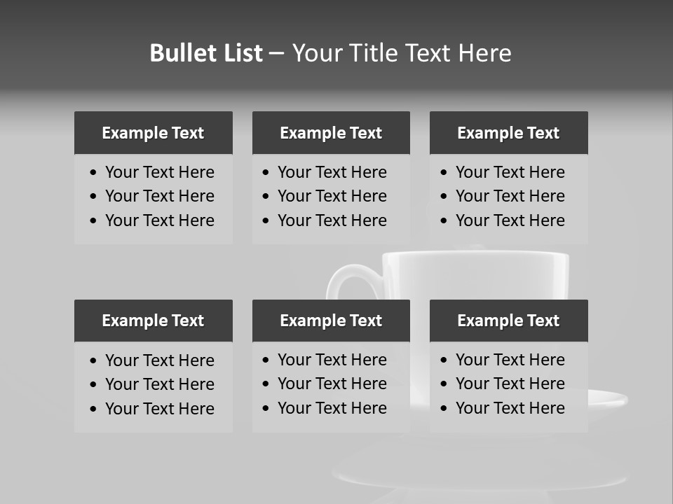 A Cup Of Coffee With Steam Coming Out Of It PowerPoint Template