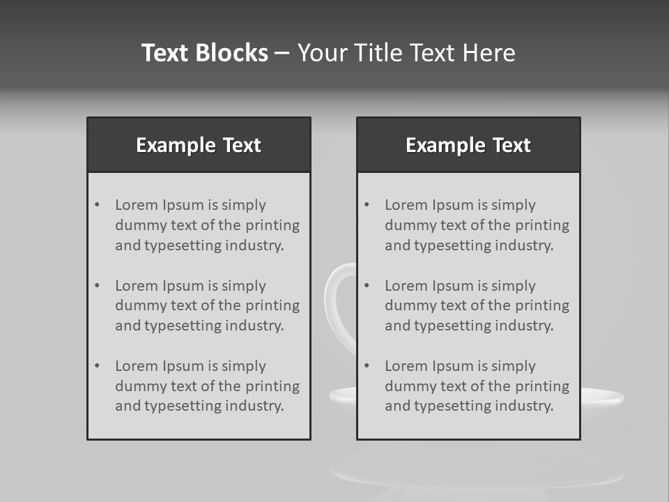 A Cup Of Coffee With Steam Coming Out Of It PowerPoint Template