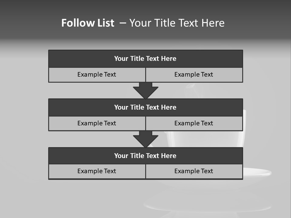 A Cup Of Coffee With Steam Coming Out Of It PowerPoint Template