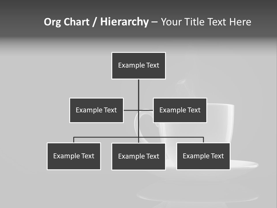 A Cup Of Coffee With Steam Coming Out Of It PowerPoint Template
