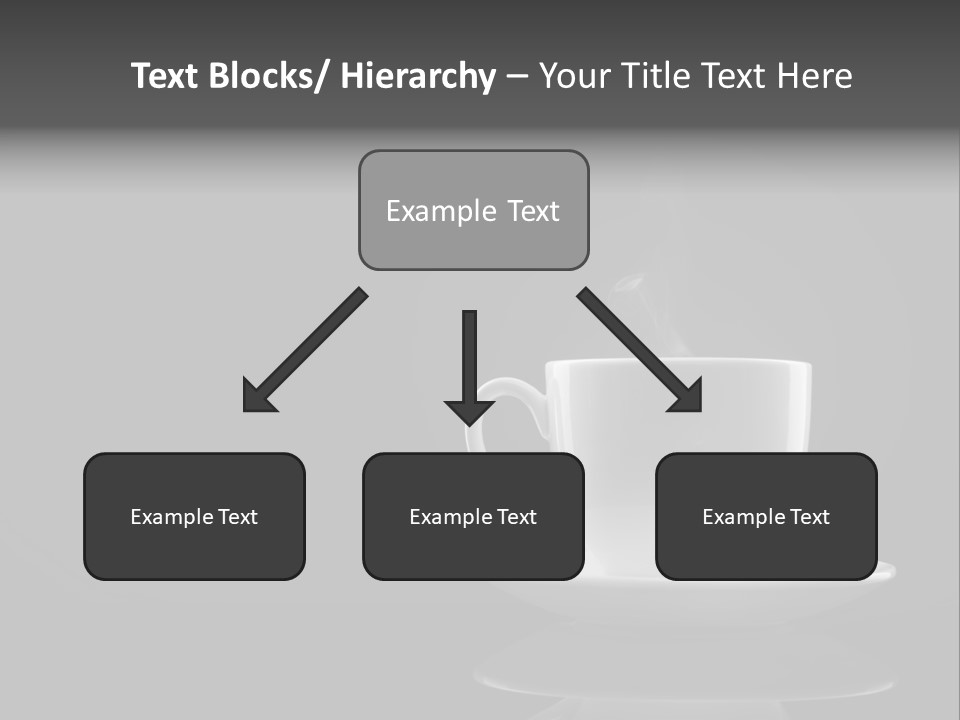A Cup Of Coffee With Steam Coming Out Of It PowerPoint Template