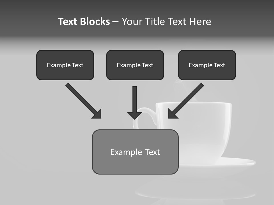 A Cup Of Coffee With Steam Coming Out Of It PowerPoint Template