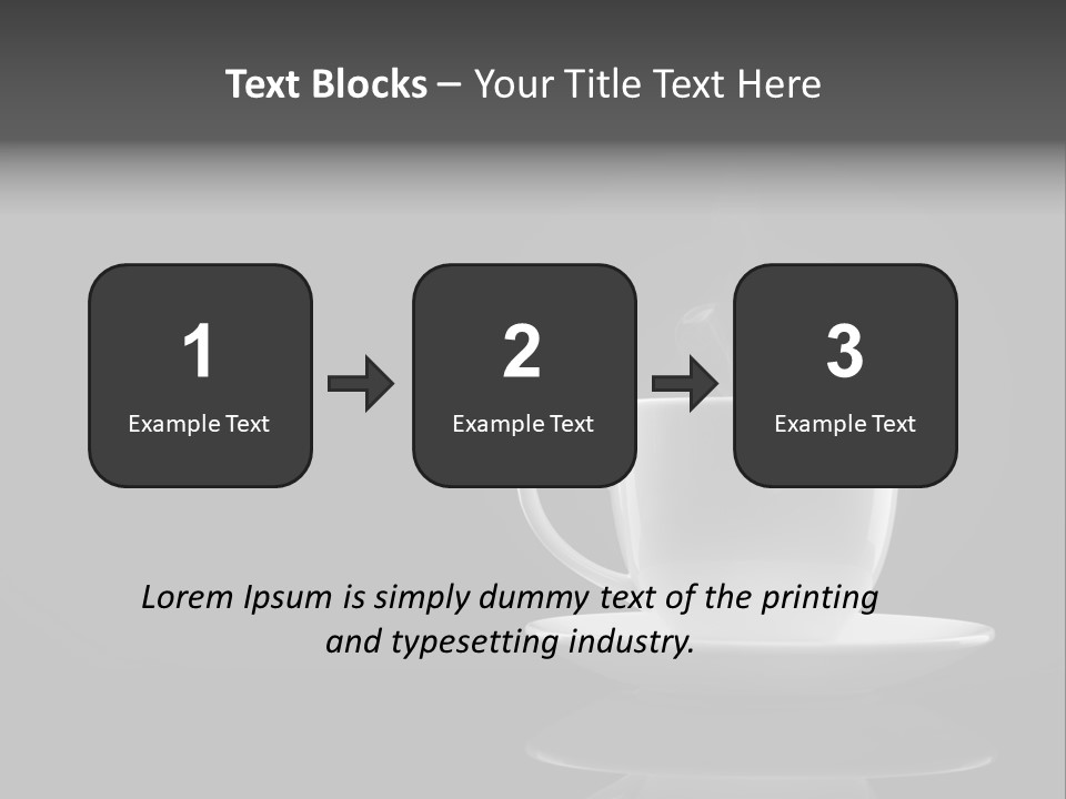 A Cup Of Coffee With Steam Coming Out Of It PowerPoint Template