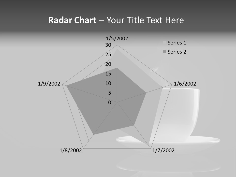 A Cup Of Coffee With Steam Coming Out Of It PowerPoint Template