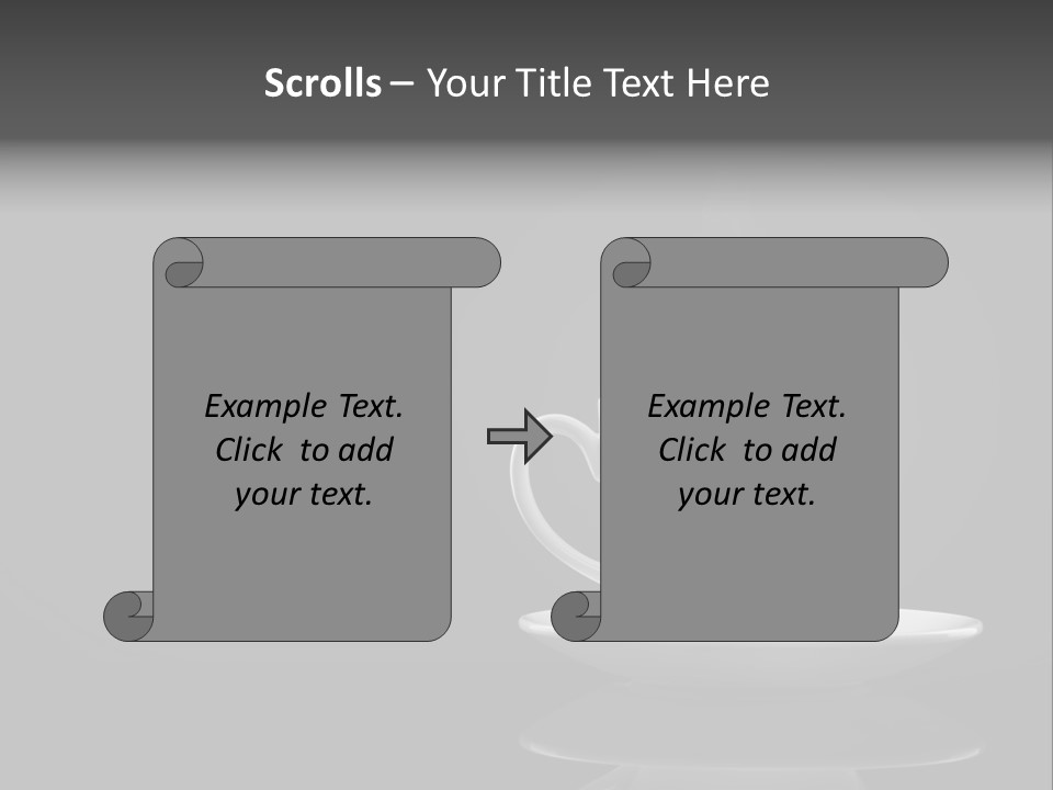 A Cup Of Coffee With Steam Coming Out Of It PowerPoint Template