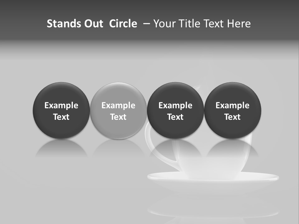 A Cup Of Coffee With Steam Coming Out Of It PowerPoint Template