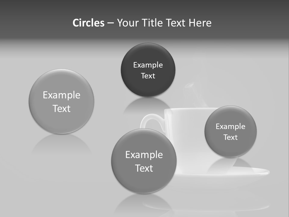 A Cup Of Coffee With Steam Coming Out Of It PowerPoint Template