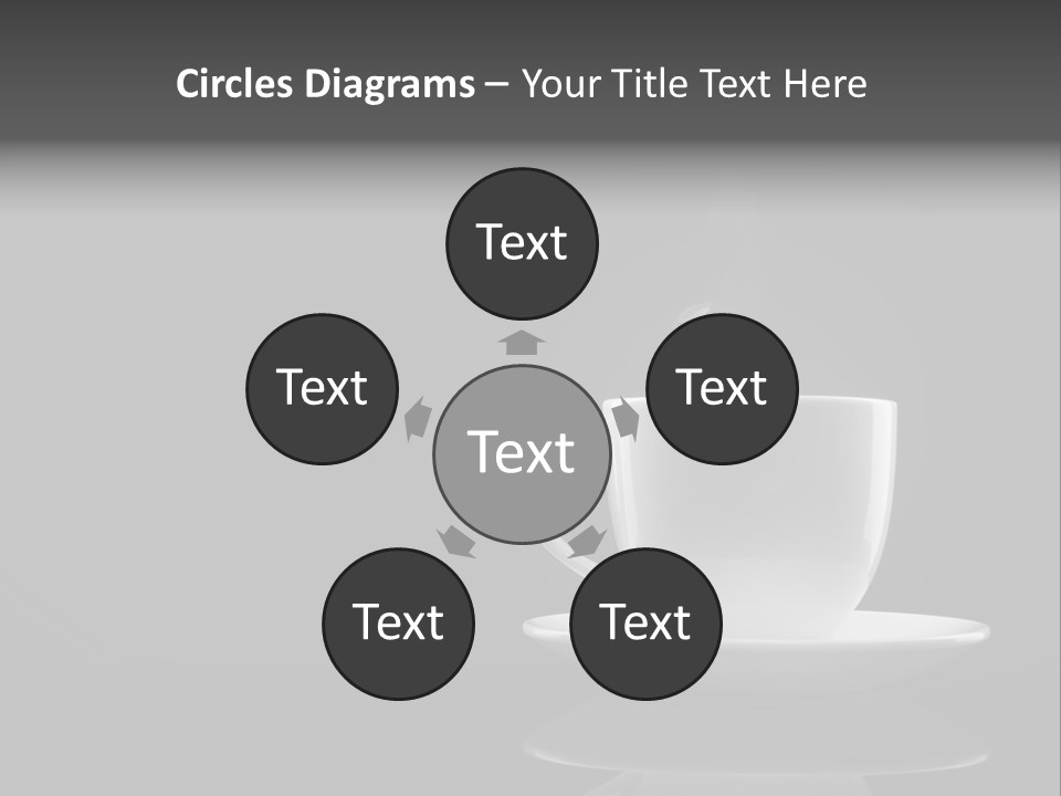 A Cup Of Coffee With Steam Coming Out Of It PowerPoint Template