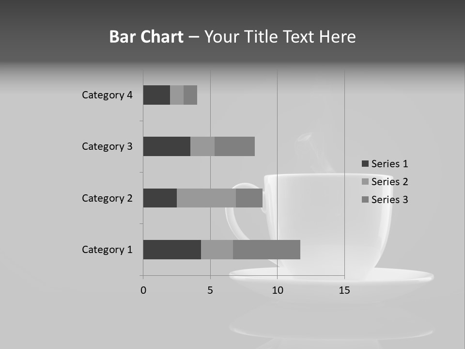 A Cup Of Coffee With Steam Coming Out Of It PowerPoint Template