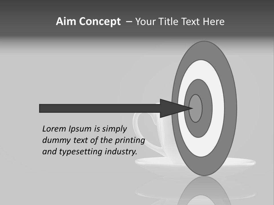 A Cup Of Coffee With Steam Coming Out Of It PowerPoint Template